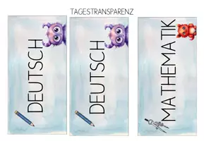 Vorschau - Bildkarten - Tagestransparenz Monsterklasse - Seite 1