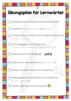 Vorschau - Arbeitsblätter - Lernwörter - Deckblatt