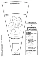 Vorschau - Arbeitsblätter - Deutsche Bundesländer - Legekreis zum Selbstgestalten mit Infokarten - Seite 3