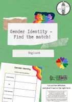 Vorschau - Arbeitsblätter - Gender Identity - Find the match! - Deckblatt