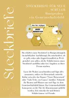 Vorschau - Arbeitsblätter - Steckbriefe-Honigwaben/ein Gemeinschaftsbild - Bienenstock - Deckblatt