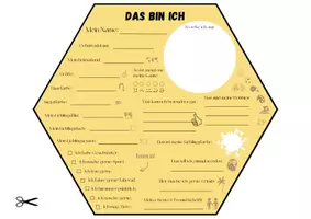 Vorschau - Arbeitsblätter - Steckbriefe-Honigwaben/ein Gemeinschaftsbild - Bienenstock - Seite 1