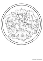 Vorschau - Mal- und Bastelvorlagen - Herbst - Mandalas / Ausmalbilder / Malvorlagen - Seite 2