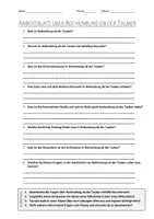 Vorschau - Arbeitsblätter - AB mit Fragen zum Thema "Rothenburg ob der Tauber" + Lösungsblatt + Infografik - Deckblatt