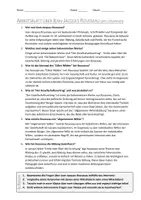 Vorschau - Arbeitsblätter - AB mit Fragen zum Thema "Jean-Jacques Rousseau" + Lösungsblatt - Seite 1