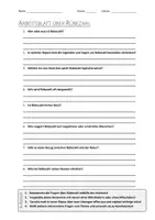 Vorschau - Arbeitsblätter - AB mit Fragen zum Thema "Rübezahl" + Lösungsblatt + Infografik - Deckblatt