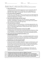 Vorschau - Arbeitsblätter - AB mit Fragen zum Thema "Rotes Kreuz" + Lösungsblatt + Infografik - Seite 2