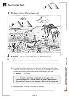 Vorschau - Arbeitsblätter - Sprachkompetenz integrativ fördern - Deutsch lernen mit Geschichte: Ägyptisches Reich | Fördermaterial Sekundarstufe Klasse 5-6 | Arbeitsblätter, Kopiervorlagen, Freiarbeit mit Lösungen - Deckblatt
