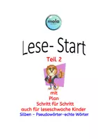 Vorschau - Unterrichtsreihen - Lese-Start Teil 2 -Lese-Training gegen Leseschwäche - Deckblatt