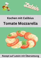 Vorschau - Arbeitsblätter - Kochen mit Calibius: Modus operandi - Tomate Mozzarella - Mit Übersetzung - Deckblatt