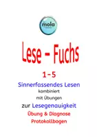 Vorschau - Unterrichtsreihen - PAKET= 3x Sinnerfassendes Lesen: Lese-Fuchs 1-15 - Seite 1