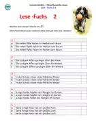 Vorschau - Arbeitsblätter - Sinnerfassendes Lesen: Lese-Fuchs 1-5 - Seite 3
