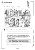 Vorschau - Arbeitsblätter - Sprachkompetenz integrativ fördern - Römisches Reich | Deutsch DaZ Geschichte Sekundarstufe Klasse 5-6 | Caesar, Patrizier, Sklaven, Rom | Übungen, Arbeitsblätter, Kopiervorlagen mit Lösungen - Deckblatt
