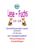 Vorschau - Unterrichtsreihen - Sinnerfassendes Lesen: Lese-Fuchs 11-15 - Deckblatt