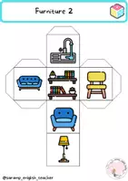 Vista previa - Manualidades / Dibujos para colorear - STORYCUBES: FURNITURE - página 3