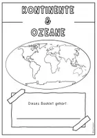 Vorschau - Arbeitsblätter - Kontinente und Ozeane: Booklet zum Ausarbeiten der einzelnen Kontinente - Seite 1