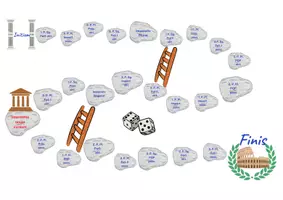 Vorschau - Spiele - Leiterchen Spiel Verben - Deckblatt