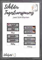 Vorschau - Poster - Tagestransparenz - Visualisierung (zwei Schriften) - Deckblatt