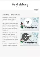 Vorschau - Poster - Countdown Winterferien - Seite 1