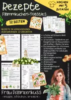 Vorschau - Unterrichtsreihen - Rezept: Vegane Flammkuchen-Toasties | vegan | Hauswirtschaft & Ernährung | Klasse 5–9 - Seite 1