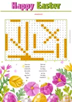 Vista previa - Hojas de trabajo - Easter Vocabulary Word Search Puzzle - página 1