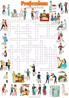 Vista previa - Juegos / Gamificación - Professions Crossword Puzzle - Portada