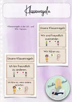 Vorschau - Poster - Klassenregeln - Deckblatt