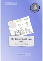 Vorschau - Arbeitsblätter - Flächeninhalte von Kreisen - Erarbeitung - Deckblatt