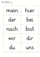 Vorschau - Unterrichtsreihen - Lese-Tempo steigern - Kurze, häufige Wörter - Seite 3