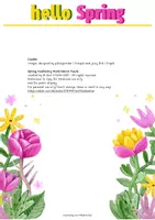 Vista previa - Hojas de trabajo - Spring Vocabulary Word Search Puzzle - página 2