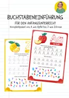 Vorschau - Arbeitsblätter - Buchstabeneinführung für den Anfangsunterricht Deutsch - Deckblatt