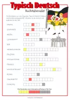 Vista previa - Juegos / Gamificación - Typisch Deutsch Buchstabensalat - Portada