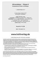 Vorschau - Spiele - Hörverstehen - Kompetenzen fördern mit Bingos | Deutsch Klasse 6 | Motorik Hören | Vertretungsstunden Zusatzmaterial - Seite 1