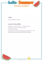 Vista previa - Hojas de trabajo - Jahreszeiten (Sommer, Herbst, Winter, Frühling) Wortsuchrätsel Materialpaket - página 2