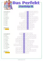 Vista previa - Juegos / Gamificación - Partizip Perfekt, Kreuzworträtsel - página 3