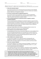 Vorschau - Arbeitsblätter - AB mit Fragen zum Thema "Rumänische Sprache" + Lösungsblatt - Seite 1