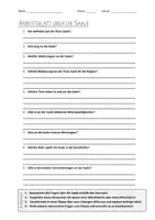 Vorschau - Arbeitsblätter - AB mit Fragen zum Thema "Saale" + Lösungsblatt - Deckblatt