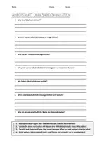 Vorschau - Arbeitsblätter - AB mit Fragen zum Thema "Säbelzahnkatzen" + Lösungsblatt - Deckblatt