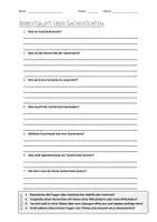 Vorschau - Arbeitsblätter - AB mit Fragen zum Thema "Sachertorte" + Lösungsblatt + Infografik - Deckblatt
