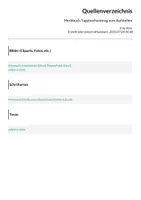 Vorschau - Poster - Merkbuch Tagebucheintrag zum Aufstellen - Seite 1