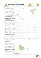 Vorschau - Arbeitsblätter - AB spiegeln, drehen und verschieben, Lösungen - Seite 2