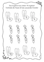 Vorschau - Arbeitsblätter - Ostern - immer 10, Rechnen ZR10 - Seite 2