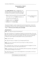 Vorschau - Klassenarbeiten - Klassenarbeit Tiere beschreiben mit Bewertungsbogen - Deckblatt