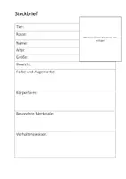 Vorschau - Klassenarbeiten - Klassenarbeit Tiere beschreiben mit Bewertungsbogen - Seite 2
