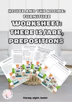Vista previa - Hojas de trabajo - HOUSE AND FURNITURE: WORKSHEETS - página 1