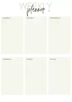 Vorschau - Lehrpläne/Lehrermaterial - Wochenplaner - Deckblatt