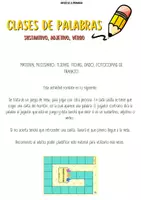 Vista previa - Juegos / Gamificación - JUEGO DE MESA: CLASES DE PALABRAS - página 1