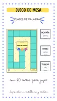 Vista previa - Juegos / Gamificación - JUEGO DE MESA: CLASES DE PALABRAS - Portada
