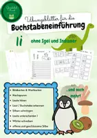 Vorschau - Arbeitsblätter - Materialpaket Buchstabeneinführung A, E, I, O, U - Seite 2