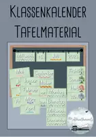 Vorschau - Anderer Materialtyp - Tafelkalender, Datum (grün) - Deckblatt